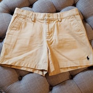 Polo Ralph Lauren ladies khaki shorts, Size 2.